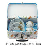 80CC Porcelain Coffee Cup Set W/Saucer (Style# 2333)