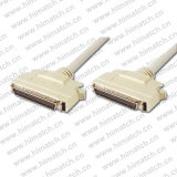 White Color SCSI Mdr 68 Pin Cable