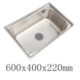 New Design Stainless Steel Singel Bowl Forming Kitchen Sink (YX6040)