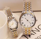 Water Resistant Gold and Silver Color Gift Watch