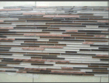 Glass Mosaic Tile Decoration with Aluminum (DM-0259)