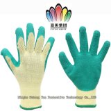 Wrinkle Latex Coated String Knitted Working Safety Gloves, Labor