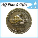 Custom 3D Souvenir Challenge Coin in Antique Bronze