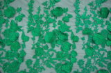 Green Metallic Dress Fabric Embroidery on Net
