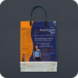 Plastic-Handle Promotional Packaging Shopping Bag