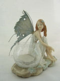 Polyresin/Resin Fairy Sculpture for Decoration