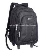 Wheeled Laptop Computer Business Notebook Shoulder Backpack Pack Bag (CY6950)