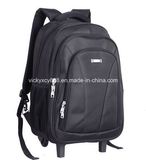 Wheeled Laptop Computer Business Notebook Shoulder Backpack Pack Bag (CY6950)