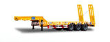 Low Flatbed Semi Trailer with 3 Axle