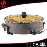 Round Shape Adjustable Thermostat Electrical Pizza Pan