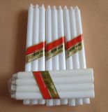 White Wax Taper Candles for Daily Lighting