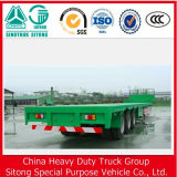 40t Flatbed Container Truck Trailer