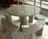 Outdoor Stone Furniture Granite Stone Table Bench