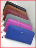 Fashion Colorful Leather Cheap Lady Wallet (ADN06004)
