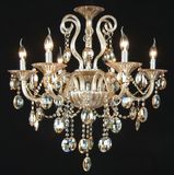 Amber Crystal Chandelier Lights (KD8005-6)