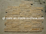High Quality S Shape Yellow Cultural Stone for Wall Cladding