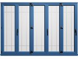 Kga-618 5panels Folding Door with Decoration Strip