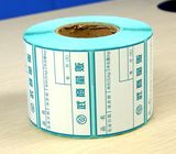 Blue Glassine Liner Thermal Labels