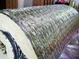 Rock Wool Blanket with Aluminum Foil and Wire Mesh on One Side