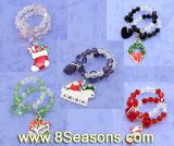 Mixed Christmas Wine Glass Charms Gifts Table Decorations 50x25mm (with gift box) , Sold Per Packet of 5 (B09572)