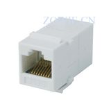 Rj11 / RJ45 Coupler Keystone Insert (ZNKS-I17WH)