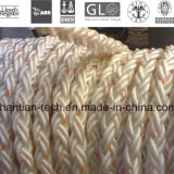 Different Color 8-Strand Polypropylene and Polyester Mixed Sailing Rope Approval by ABS, CCS etc