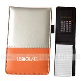 Leather Notebook with Calculator and Optional Ballpen (LC806D)