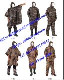 Military Camouflage Raincoat Poncho