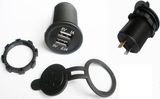 3.1A Waterproof Dual USB Charger Socket for 12V-24V Car Truck Marine