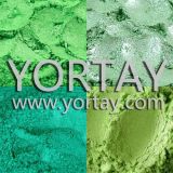 Re-Colored Cosmetic Grade Green Pearl Pigment Powder