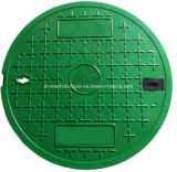 En124 A15 700mm Green Round Composite Manhole Cover