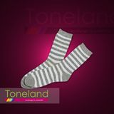 Women Striped Normal Socks (WNE0014)