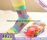 OEM Socks Exporter Custom Logo Cotton Lady Women'socks (hx-051)