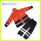 Reflective Oxford Nylon PU Rainsuit (RPY-037)