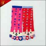 Girl Winter Five Toes Socks