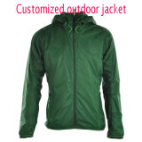 Fashion Leisure Outdoor Jacket, Windproof Keep Warm Coat, 100% Nylon Outdoor Jacket in Green Colour