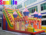 Inflatable Castle Slide, Inflatable Colourful Slide
