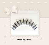 Hand Crafted False Eyelashes /Finely Crafted Lashes /Safe Material - Synthetic Fiber (605)