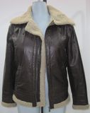 Men's Leather Winter Coat