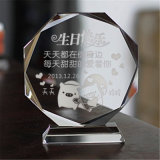 Hot Sale Crystal Trophy for Holiday Gift or Souvenir