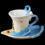 Coffee Cup and Saucer with Spoon (7007)