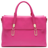 China Supplier Fashion Designer Brand Women Leather Satchel Bag (S1076-A4056)