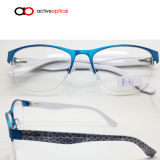 Classic Metal and Acetate Optical Frame Eyeglass and Eyewear 8130