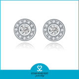 Elegant Woman Silver Earring Jewellery with 2 Days Delivery (J-0015-E)