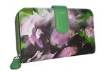 Flower Printed PU Ladies Wallet (AD002D)