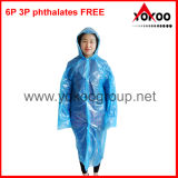 PE Disposable Raincoats for Travel (YF-1106)