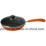 Kitchenware Aluminum Non-Stick Coating Frying Pan with Lid Cookware