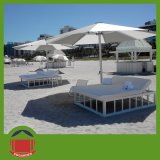 Outdoor Beach Used Central Side Post Umbrella with Lounge