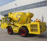 2.5cbm 4X4 Self Loading Mobile Diesel Concrete Mixer Truck with Cummins Engine