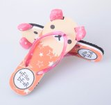 Hot Selling Bear Shaped Flip Flops with PVC Upper